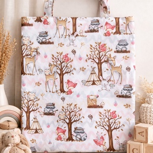 Ovis ágyneműtartó táska - Az erdő állatai, Játék & Sport, Ovis felszerelés, Egyéb ovis kiegészítő, Varrás, MESKA