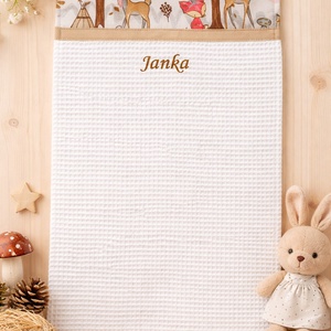 ,,ZOLICA Ovis kéztörlő PRÉMIUM - Az erdő állatai, Játék & Sport, Ovis felszerelés, Egyéb ovis kiegészítő, Varrás, MESKA