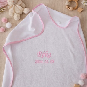 ,,ZOLICA Babatakaró - fehér, Baba - mama, Baba ágynemű, Babatakaró, gyerek pléd, Varrás, Hímzés, MESKA