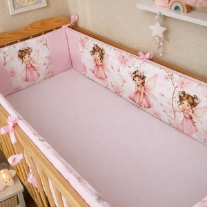 ,,ZOLICA Rácsvédő szivacsos - Tündérkert, Baba - mama, Baba ágynemű, Rácsvédő & Baldachin, Varrás, MESKA