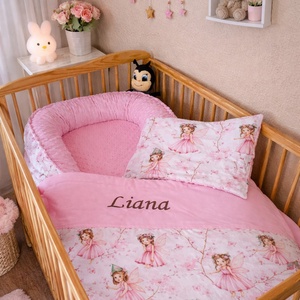 ,,ZOLICA Babafészek szett - Tündérkert, Baba - mama, Baba ágynemű, Babafészek, Varrás, MESKA