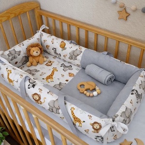 ,,ZOLICA Babafészek téglalap alakú - Mini safari, Baba - mama, Baba ágynemű, Babafészek, Varrás, MESKA