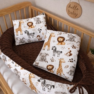 ,,ZOLICA Babafészek szett 3 részes - pasztellmályva, bézs - Meska.hu