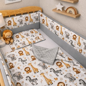 ,,ZOLICA Babaágynemű szett 3 részes - Mini safari - Meska.hu