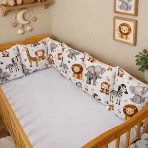 ,,ZOLICA Rácsvédő párnás PRÉMIUM - Mini safari - Meska.hu