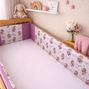 ,,ZOLICA Rácsvédő szivacsos PRÉMIUM - Pillangós tündérke, Baba - mama, Baba ágynemű, Rácsvédő & Baldachin, Varrás, MESKA