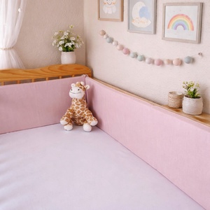 Rácsvédő szivacsos - Pasztellmályva, Baba - mama, Baba ágynemű, Rácsvédő & Baldachin, Varrás, MESKA