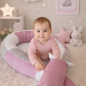 ,,ZOLICA Állatfejes hengerpárna / rácsvédő CICA - Hangalila, fehér, szürke - Meska.hu