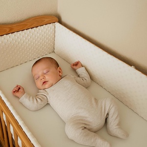 Rácsvédő szivacsos - Bézs - baba - mama - baba ágynemű - rácsvédő & baldachin - Meska.hu