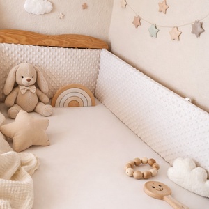 ,,ZOLICA Rácsvédő szivacsos - Bézs, Baba - mama, Baba ágynemű, Rácsvédő & Baldachin, Varrás, MESKA