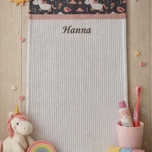 Ovis kéztörlő PRÉMIUM - Unicornis, Játék & Sport, Ovis felszerelés, Egyéb ovis kiegészítő, Varrás, MESKA