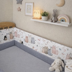 ,,ZOLICA Rácsvédő MAGAS szivacsos -Puha mancsok, Baba - mama, Baba ágynemű, Rácsvédő & Baldachin, Varrás, MESKA