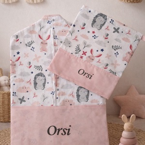 Ovis szett 2 részes - Nyuszi és süni meséi, Játék & Sport, Ovis felszerelés, Ovis zsák, Varrás, MESKA