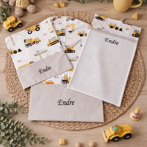 Ovis szett 3 részes - sárga munkagépek, Játék & Sport, Ovis felszerelés, Ovis szett, Varrás, MESKA