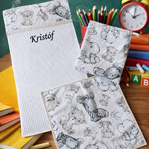 Iskolai tisztasági csomag - Safari, Játék & Sport, Ovis felszerelés, Tisztasági csomag, Varrás, MESKA