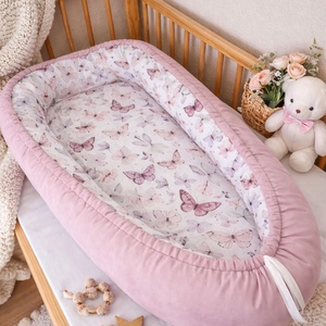 Babafészek csepp alakú - Pillangóliget, Baba - mama, Baba ágynemű, Babafészek, Varrás, MESKA