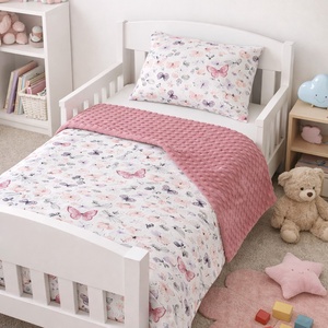 Gyermekágynemű szett 2 részes - Pillangók tánca, Játék & Sport, Ovis felszerelés, Ovis ágynemű, Varrás, MESKA