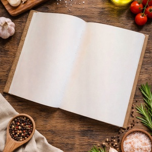 Receptfüzet hímzett borítóval - otthon & életmód - konyhafelszerelés, tálalás - sütés, főzés - receptfüzet - Meska.hu