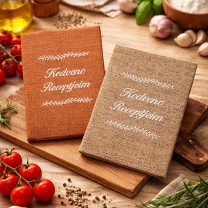 ,,ZOLICA Receptfüzet hímzett borítóval, Otthon & Életmód, Konyhafelszerelés, tálalás, Sütés, főzés, Receptfüzet, Hímzés, Varrás, MESKA