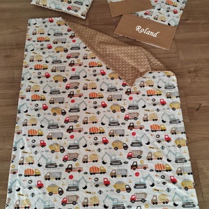 Ovis szett 4 részes -Építkezős álmok - játék & sport - ovis felszerelés - ovis szett - Meska.hu