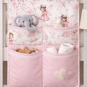 Zsebes tároló - Tündérkert, Baba - mama, Baba ágynemű, Szett kiságyba, Varrás, MESKA