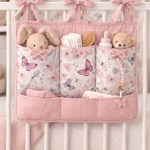 Zsebes tároló - Pillangóliget, Baba - mama, Baba ágynemű, Szett kiságyba, Varrás, MESKA