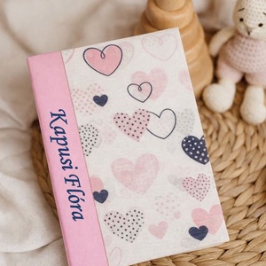 Egészségügyi könyvborító - Szivecskés - Meska.hu