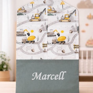 Ovis vállfás zsák - Munkagépek az úton - Meska.hu