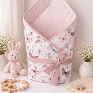 Pólya 3 in 1 - Pillangóliget, Baba - mama, Baba ágynemű, Pólya, Varrás, MESKA