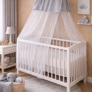 Baldachin - Fehér, szürke - Meska.hu