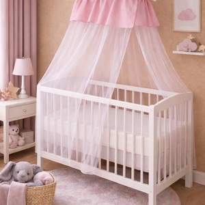 Baldachin - Fehér, pasztellmályva - Meska.hu