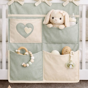 Zsebes tároló - Zsálya, krém - Meska.hu