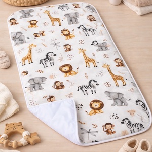 Pelenkázó alátét - Mini safari, Baba - mama, Pelenkázó, babafürdető kellékek, Pelenkázó alátét, Varrás, MESKA