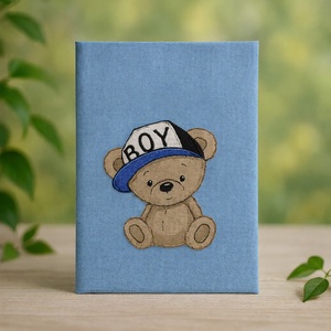 Egészségügyi könyvborító MACIS - kék - baba - mama - babaemlékek - egészségügyi kiskönyv borító - Meska.hu