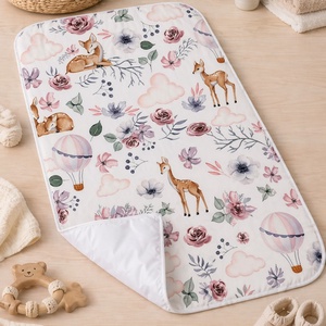 Pelenkázó alátét PRÉMIUM - Őzike liget, Baba - mama, Pelenkázó, babafürdető kellékek, Pelenkázó alátét, Varrás, MESKA