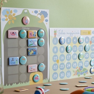 Alvás, pihenés, kisfiús mágnes - otthon & életmód - konyhafelszerelés, tálalás - konyhai dekoráció - hűtőmágnes - Meska.hu