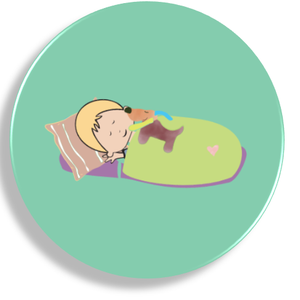 Alvás, pihenés, kisfiús mágnes, Otthon & Életmód, Konyhafelszerelés, tálalás, Konyhai dekoráció, Hűtőmágnes, Fotó, grafika, rajz, illusztráció, MESKA