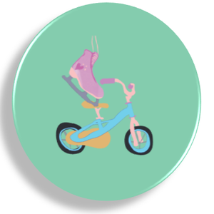 Jégkorcsolya, bicikli, sportos mágnes - Meska.hu