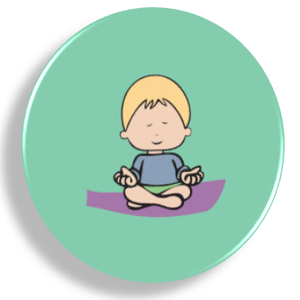 Jóga, meditáció, jógázás, meditálás mágnes - Meska.hu