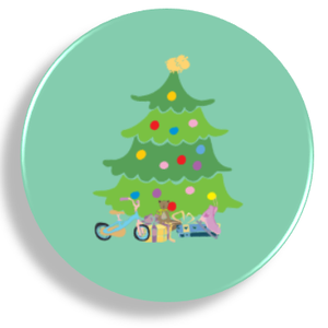 Karácsony, karácsonyfa. ajándékozás mágnes, Otthon & Életmód, Konyhafelszerelés, tálalás, Konyhai dekoráció, Hűtőmágnes, Fotó, grafika, rajz, illusztráció, MESKA