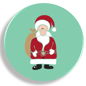 Mikulás, Télapó, ajándékozás mágnes, Otthon & Életmód, Konyhafelszerelés, tálalás, Konyhai dekoráció, Hűtőmágnes, Fotó, grafika, rajz, illusztráció, MESKA