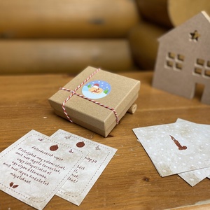 Mágneses adventi naptár, kalendárium felnőtteknek - karácsony - adventi díszek - adventi naptár - Meska.hu