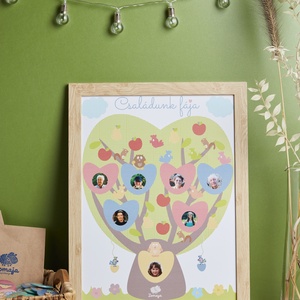 Csináld magad! - Elővágott matricás családfa, Karácsony, Mikulás, Mikulás ajándékok, Fotó, grafika, rajz, illusztráció, MESKA