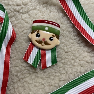 Huszáros kokárda - ékszer - kitűző és bross - Meska.hu