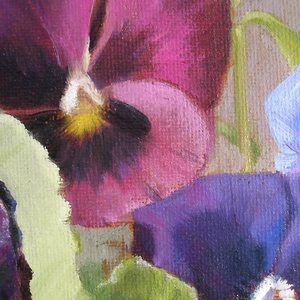 Árvácskák olajfestmény - művészet - festmény - olajfestmény - Meska.hu