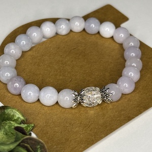 BÁTORSÁG - Akvamarin  Hegyi kristály karkötő, Ékszer, Karkötő, Ásványkarkötő, Ékszerkészítés, MESKA