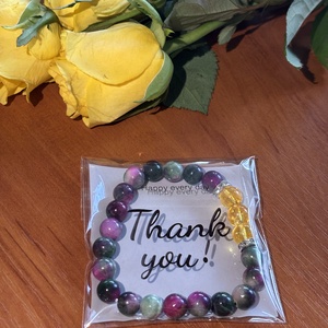 BŐSÉG - Lilaperzsa jáde  Citrin karkötő - ékszer - karkötő - ásványkarkötő - Meska.hu