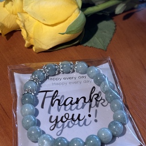 SZERENCSE - Burmai jáde karkötő  - ékszer - karkötő - ásványkarkötő - Meska.hu