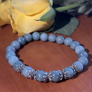 SZERENCSE - Burmai jáde karkötő  - ékszer - karkötő - ásványkarkötő - Meska.hu