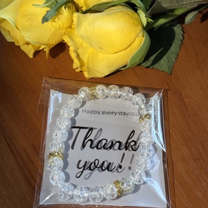 GYÓGYÍTÓ - Hegyi kristály karkötő - ékszer - karkötő - ásványkarkötő - Meska.hu